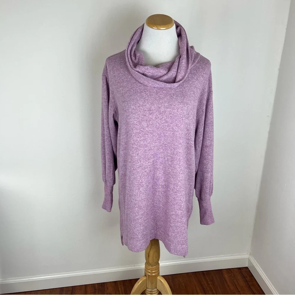 Anthropologie Maeve Turtleneck Cowl Tunic Oversized Sweater Size S